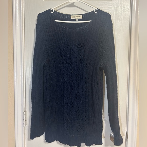 Blue knitted sweater - Picture 1 of 2